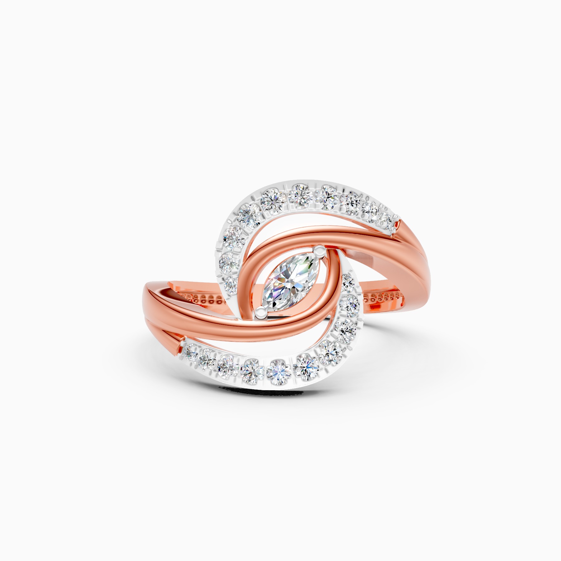 Celestial Petal Lab Grown Diamond Ring